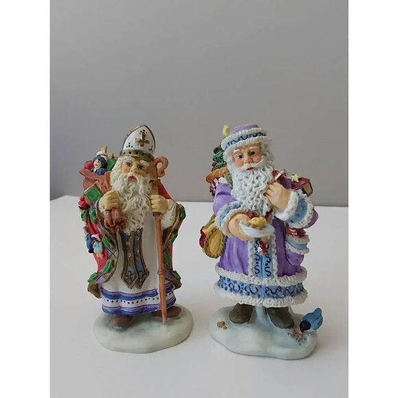 Katherine Stevenson Old World Santas Lot of Nine - Picture 7 of 14